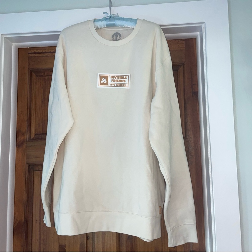 Invisible Friends Random Character Collective Sweatshirt Ivory Large